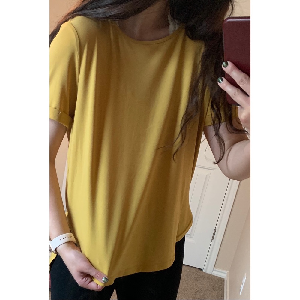 Mustard Colored Blouse
